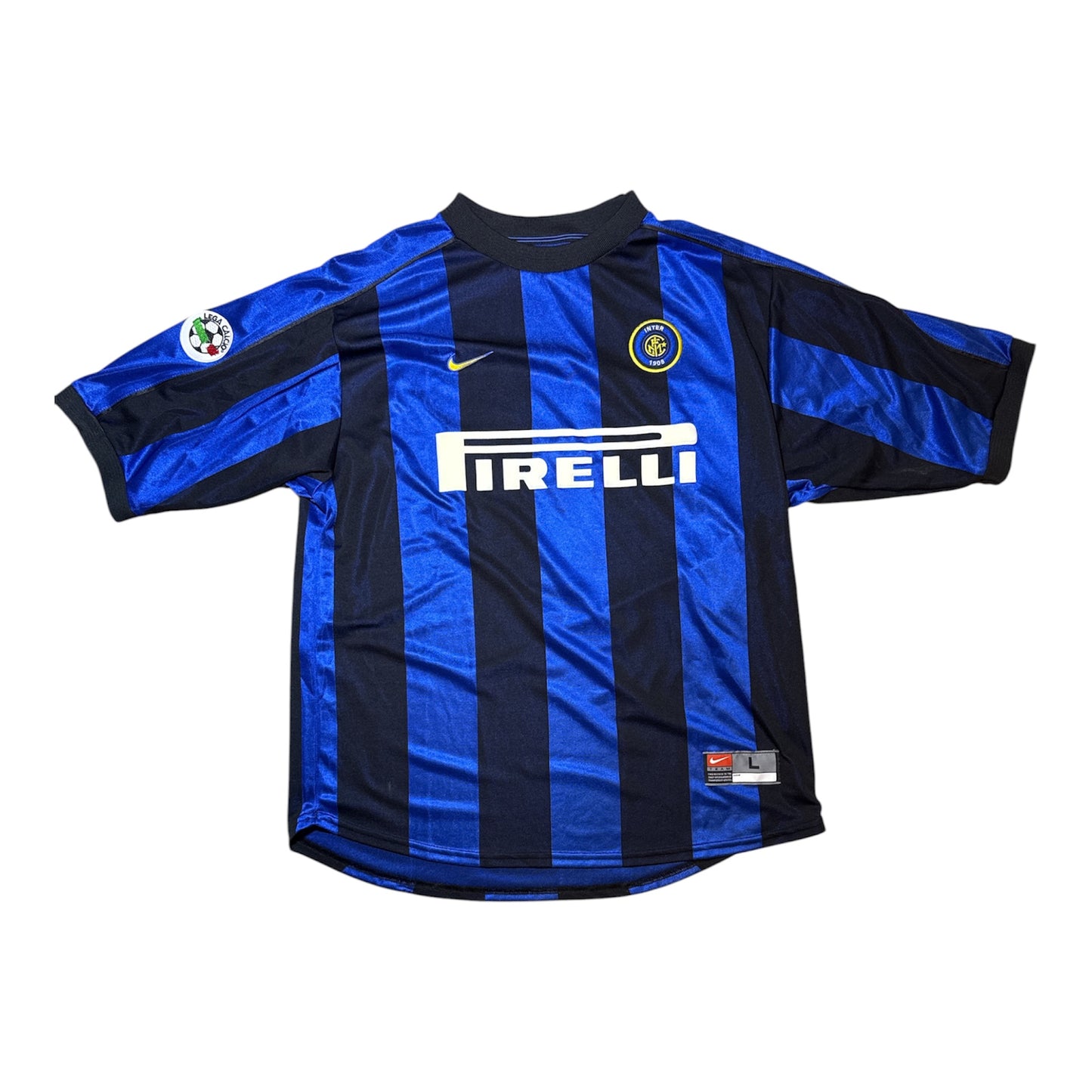 Inter Mailand 1999/00 Heimtrikot – Ronaldo #9 | Nike | Größe L | 10/10
