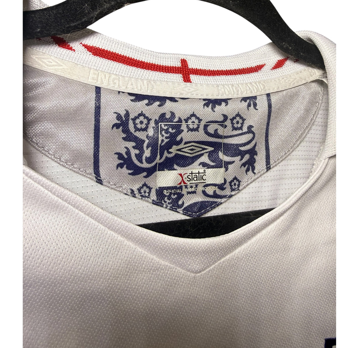 England 2006 WM Heimtrikot – Beckham #7 | Umbro | Größe M | 9/10