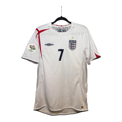 England 2006 WM Heimtrikot – Beckham #7 | Umbro | Größe M | 9/10