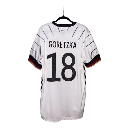 Leon Goretzka #18 – Deutschland EM 2020 Heimtrikot – Spielerversion – Größe XL – 10/10