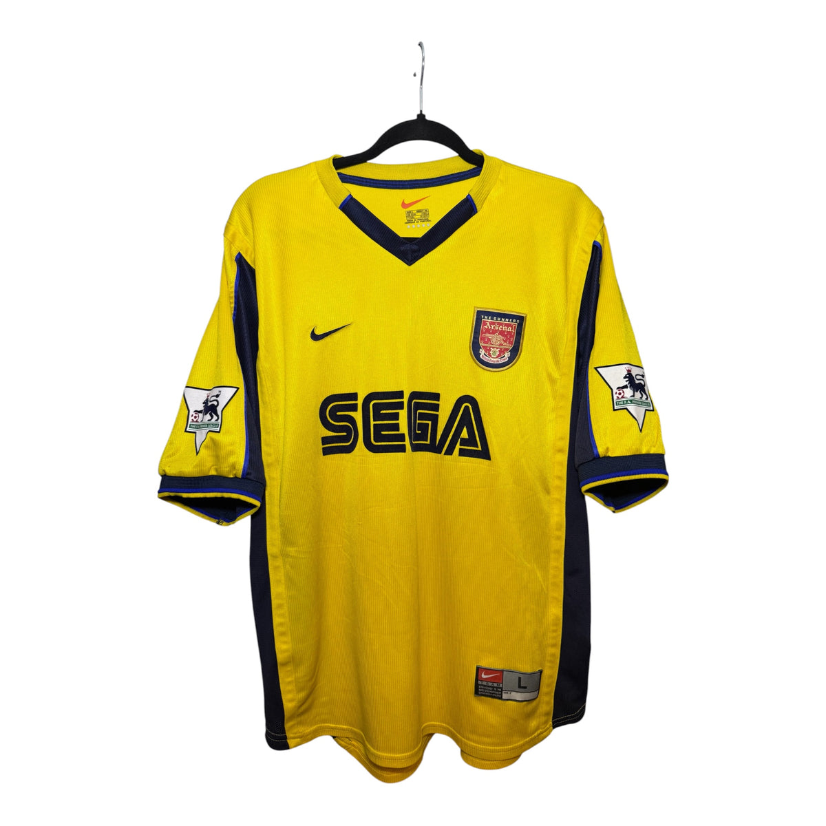 Arsenal 1999/00 Auswärtstrikot – Henry #14 | Nike | Größe L | 10/10