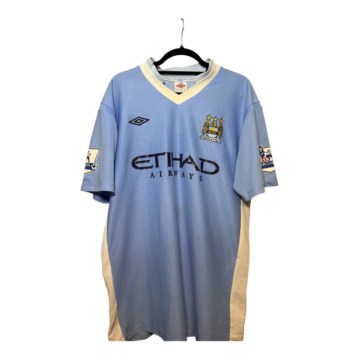 Manchester City 2011/12 Heimtrikot – Agüero #16 | Umbro | Größe XL | 8/10