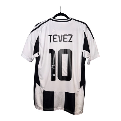 Carlos Tévez #10 – Juventus signiertes Trikot | Beckett Zertifikat | Größe M