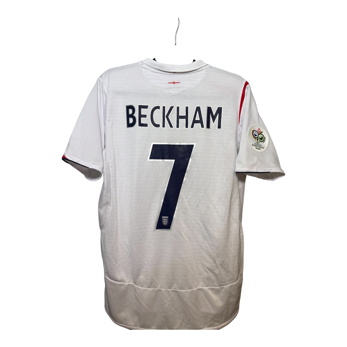 England 2006 WM Heimtrikot – Beckham #7 | Umbro | Größe M | 9/10