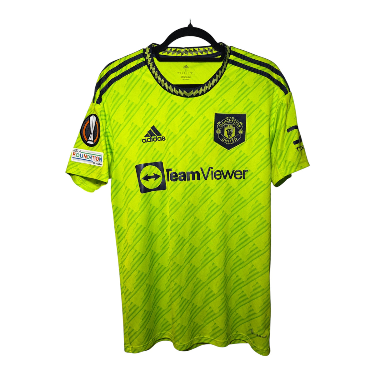 Manchester United 2022/23 Third Trikot (Ausweichtrikot) – Cristiano Ronaldo #7 | Europa League | 10/10 (Größe S)