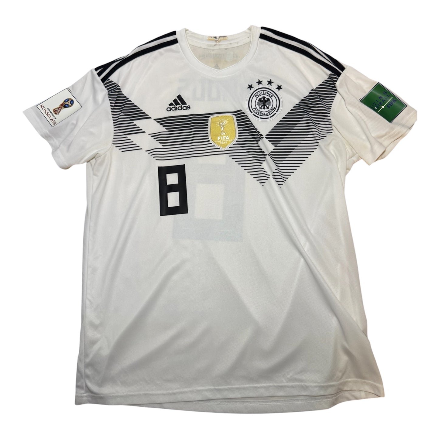 Deutschland 2018 WM Heimtrikot – Toni Kroos #8 | FIFA World Cup Russia | 7/10 (Größe XL)