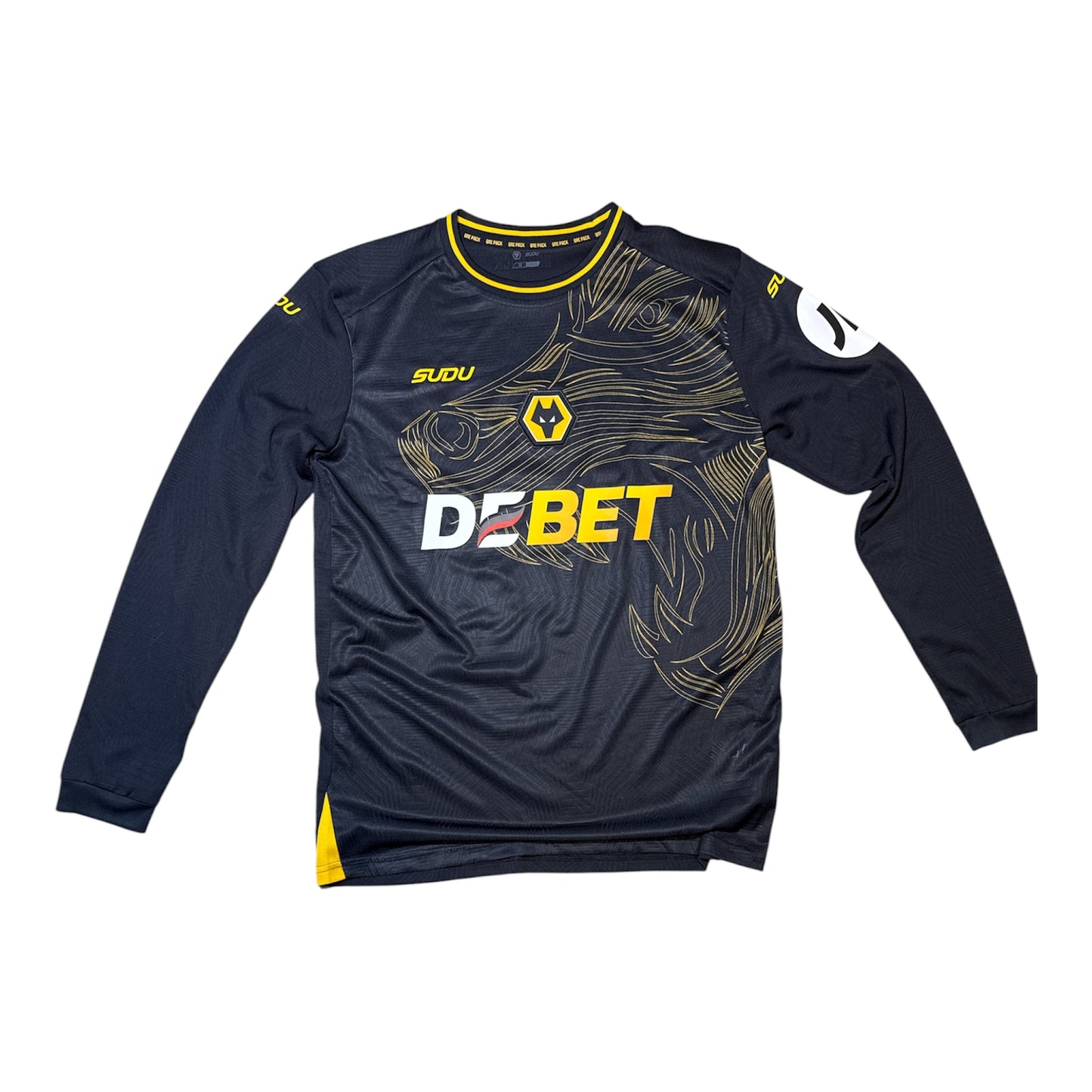 Wolverhampton Wanderers 2024/25 Auswärtstrikot – Matheus Cunha #10 | Langarm | Neu mit Etikett | 10/10 (Größe M)