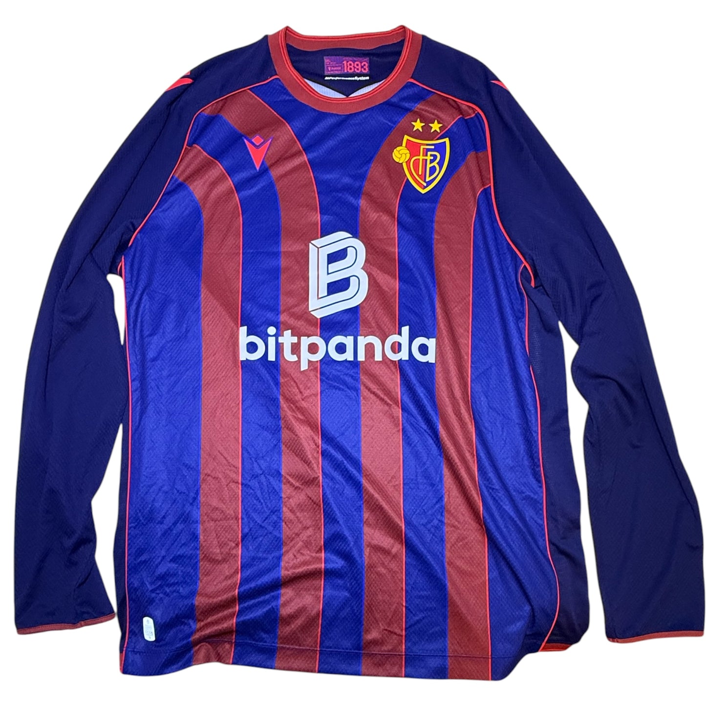 FC Basel 2025/26 Heimtrikot – Xherdan Shaqiri #10 | Langarm | 10/10 (Größe 3XL, fällt kleiner aus)