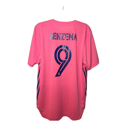 Real Madrid 2020/21 Auswärtstrikot – Karim Benzema #9 | Player Version | Größe L | 9/10