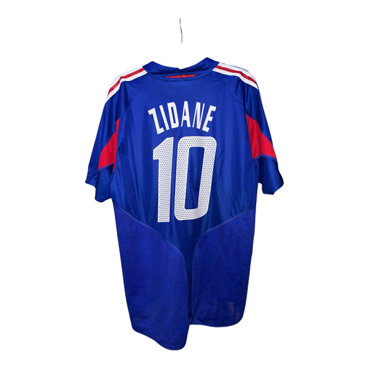 Zinedine Zidane #10 – Frankreich EM 2004 Heimtrikot – Größe L – 9/10