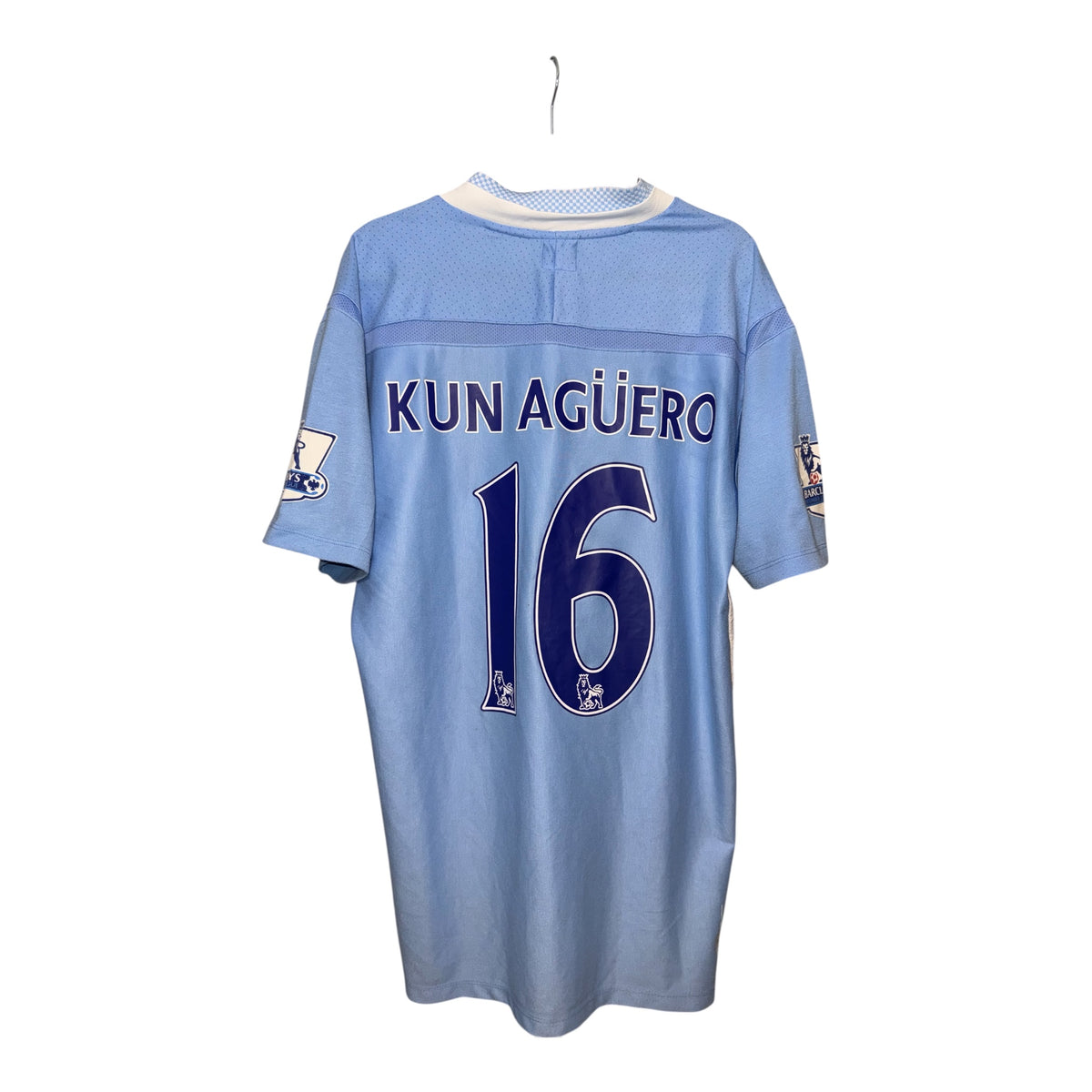 Manchester City 2011/12 Heimtrikot – Agüero #16 | Umbro | Größe XL | 8/10