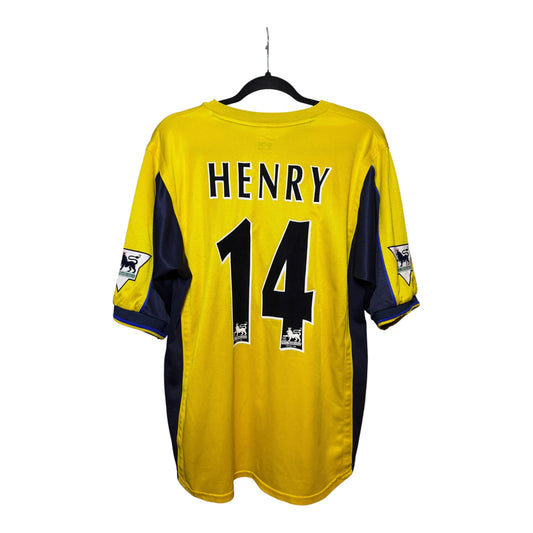 Arsenal 1999/00 Auswärtstrikot – Henry #14 | Nike | Größe L | 10/10