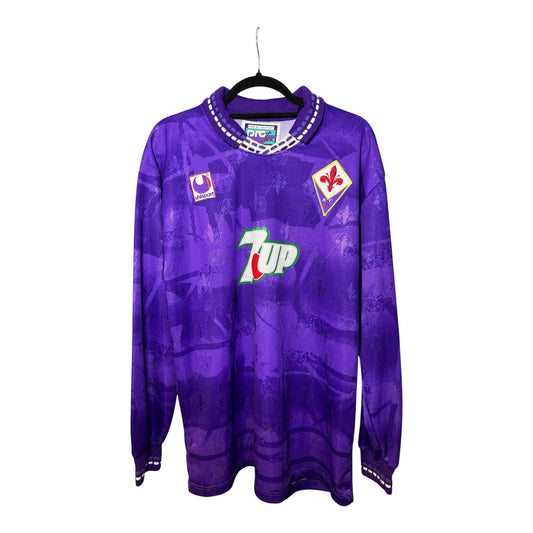 AC Fiorentina 1993/94 Heimtrikot – Gabriel Batistuta #9 | Langarm | 10/10 (Größe XL)