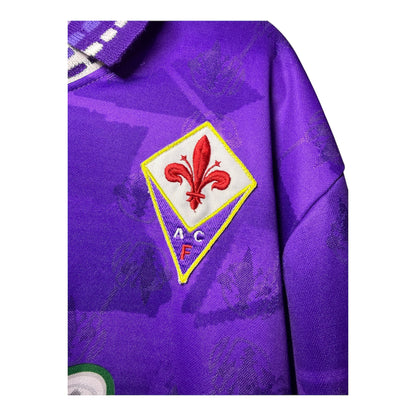 AC Fiorentina 1993/94 Heimtrikot – Gabriel Batistuta #9 | Langarm | 10/10 (Größe XL)