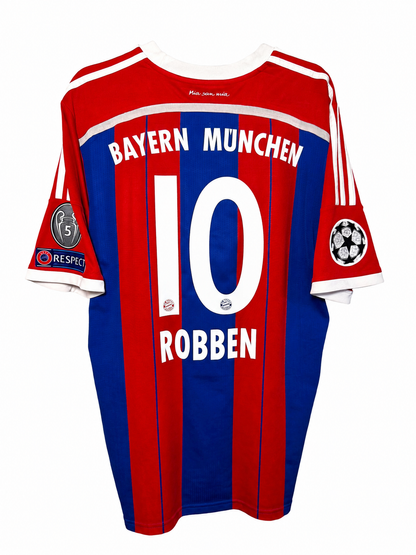 FC Bayern München Arjen Robben #10 Heimtrikot 2014/15 – Champions League – 9/10 (Größe XL)